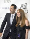 Helio Castroneves and Jessica Hirschberg Royalty Free Stock Photo