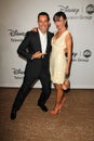 Helio Castroneves,Karina Smirnoff Royalty Free Stock Photo