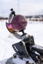 Heliograph. Sunshine recorder. Weather station Royalty Free Stock Photo