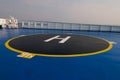 Helipad area on ship