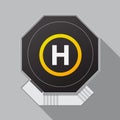 Helipad icon.