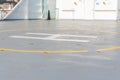 Helipad on Ship Deck Royalty Free Stock Photo
