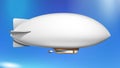 Helium Ship Blank Flying Transportation Vector