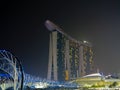 Helix Bridge singapore Royalty Free Stock Photo