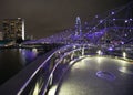 Helix Bridge singapore Royalty Free Stock Photo