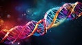 helix dna graphic Royalty Free Stock Photo