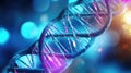 helix dna strands background Royalty Free Stock Photo
