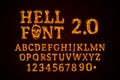 Hell Font 2.0 set.