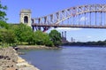 The Hell Gate Bridge (East River Arch Bridge) in New York City