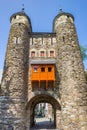 Hell gate in the historic city wall of Maastricht Royalty Free Stock Photo