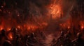 Hell\'s Demonic March: A Dark And Detailed Artwork By Kerem Beyit