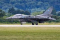 Hellenic Air Force Lockheed F-16C Fighting Falcon 506 fighter jet display at SIAF Slovak International Air Fest 2019 Royalty Free Stock Photo