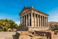 The Hellenic temple of Garni in Armenia Royalty Free Stock Photo