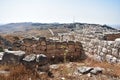 Hellenistic Structure at Mt Gerizim National Park Royalty Free Stock Photo