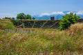 Hellenistic theater in ancient Dion, Greece Royalty Free Stock Photo