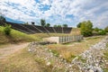 Hellenistic Theater. Dion, Pieria, Greece Royalty Free Stock Photo