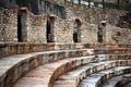 Hellenistic theatre in Ohrid Royalty Free Stock Photo