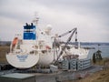 Hellespont Crusader Oil Chemical Tanker Royalty Free Stock Photo