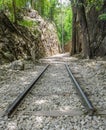 Hellfire Pass in Kanchanaburi, Thailand Royalty Free Stock Photo