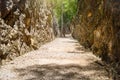 Hellfire pass, Kanchanaburi, Thailand Royalty Free Stock Photo