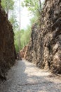 Hellfire Pass, memorial of war at Kanchanaburi, Thailand Royalty Free Stock Photo