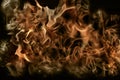Hellish flame fire conceptual abstract texture background Royalty Free Stock Photo