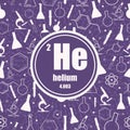 Hellium chemical element.