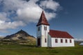Hellnar church in Snaefellsnes peninsula of Western Iceland