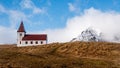 Hellnar church in Snaefellsnes peninsula of Western Iceland