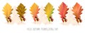 Hello Autumn banner for mounth september