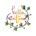 Hello Autumn Card