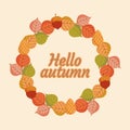 hello autumn garland