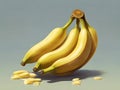 The banana illustration image, nice looking.