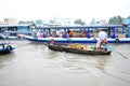 Hello Floating Market.Mekong.Vietnam.Can Tho. Fruits River Seller