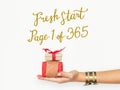 Hello 2017 Fresh Best Start New Year Royalty Free Stock Photo