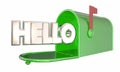 Hello Greeting Mailbox Word Welcome