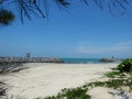 Hello holiday sea sky and beach