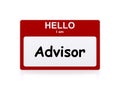 Hello I am Advisor Royalty Free Stock Photo