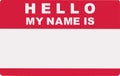 Hello. My name is. Tag Lable.