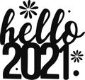 Hello 2021 new year