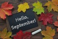 Hello, September! Royalty Free Stock Photo