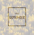 Hello September. Hello Autumn.