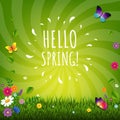 Hello Spring Poster