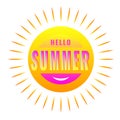 Hello Summer, creative graphic design