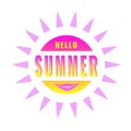 Hello Summer, creative graphic design