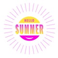 Hello Summer, creative graphic design