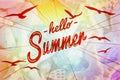 Hello Summer Holidays Rest Relaxation Concept