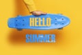 Hello summer inscription
