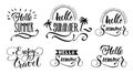 Hello Summer Lettering Set