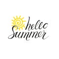 Hello Summer phrase